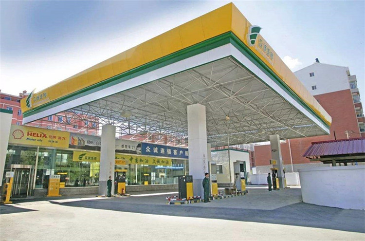 韶关加气站钢结构网架案例7